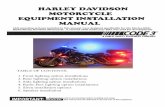 harley davidson motorcycle equipment installation · PDF fileharley davidson motorcycle equipment installation manual ... guaRD lIght hXt-mhc2 motoR guaRD ... 2. black rubber grommets