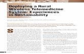 C o v e r f e a t u r e Deploying a Rural Wireless ... a Rural Wireless Telemedicine System: Experiences in Sustainability S ince the end of World War II, substan-tial mechanisms for