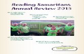 Reading Samaritans Annual Review 2015 · Reading Samaritans Annual Review 2015 ... We’ve got a new tea urn, ... have become probationers, a status