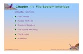 Chapter 11: File-System Interface - Academics | WPIweb.cs.wpi.edu/~rek/DCS/D04/FileSystemsInterface.pdfOperating System Concepts 11.1 Silberschatz, Galvin and Gagne 2002 Chapter 11: