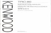 TRG-BO - RadioManual · trg-bo hf ssb radiotelephone ... instruction manual kenwood corporation. contents ... trc-bo (for kat-1/ mat-100 antenna tuner) supplied 25a