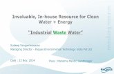 Invaluable, In-house Resource for Clean Water + Energygpcb.gov.in/Final Speaker PPTS/Day 2/Parallel Session 2x/Sudeep... · Invaluable, In-house Resource for Clean Water + Energy