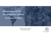 Panorama EFTP en América Latina - unesco.org€¦ · El Salvador Panamá México Ecuador ... Política Nacional de EFTP, en el resto solo acciones ... Fortalecimiento curricular