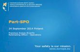 Part-SPO - Trafi.fi 24 September 2014 Finland. ... ADR . OPS rule structure & rule development 2014 SPO regulatory Update 3