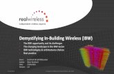Demystifying In-Building Wireless (IBW) · Demystifying In-Building Wireless (IBW) ... Ericsson Mobility Report 2015 Global mobile traffic ... • Neutral host ownership in Europe
