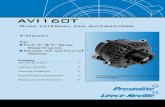 Dual Internal Fan Alternators T-Mount - Prestolite Electricnews.prestolite.com/drupaldocs/PP1261_12V-AVI160_Series_Sell_Book… · Dual Internal Fan Alternators T-Mount ... PCM type