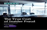 The True Cost of Insider Fraud - Fraud Prevention · The True Cost of Insider Fraud 5 unheard of for the fraudster to take out ... interview, vetting) and training. In some senior