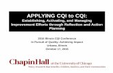 APPLYING CQI to CQI - cqi.cfrc.illinois.educqi.cfrc.illinois.edu/materials_conferences/2016_Presentations/cqi... · CQI is the complete process of identifying, describing, and analyzing