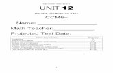Page 1 CCM6+ Unit 12 SA and V UNIT 12 - Parent Informationjtownsendmath.weebly.com/uploads/8/1/8/3/81834070/ccm6... · 2016-06-11 · Volume of Rectangular Prisms with Fractional