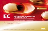 Programme - Plastverarbeiter.de · ... Protective coatings I ... 1K and 2K waterborne PUR coating, ... future technologies for organic coatings. Topics will cover new and versatile