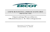 System Operations Procedures Development and … · Web viewTitle System Operations Procedures Development and Maintenance Author Ed Irwin Description Revisions: Offset procedures