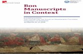 Bon Manuscripts in Context - uni- .Bon Manuscripts in Context ... Bon written culture, ... manuscripts