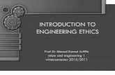 INTRODUCTION TO ENGINEERING ETHICS - Official … to Engineering Ethics.pdfINTRODUCTION TO ENGINEERING ETHICS 2 References • National Society of Professional Engineers • American