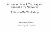 Advanced Attack Techniques against IPv6 Networks A … Attack Techniques against... · Advanced Attack Techniques against IPv6 Networks A Hands-On Workshop Antonios Atlasis Heidelberg,