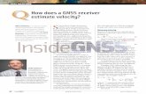 How does a GNSS receiver estimate velocity?insidegnss.com/auto/marapr15-SOLUTIONS.pdf · How does a GNSS receiver . estimate velocity? . MARCH/APRIL 2015. Inside. GNSS. 39 is the