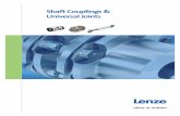 Shaft couplings & UJs NEW:Shaft couplings & UJs · Shaft couplings & universal joints the extensive range from Lenze Ltd ... Also see pages 4-6 for terminology and a selection guide.