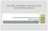 ISLAMIC BANKING AND FINANCE IN THE PHILIPPINES · ISLAMIC BANKING AND FINANCE IN THE PHILIPPINES ... •Major Challenges to the Development of Islamic Banking and Finance in ... Fully-owned