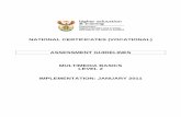 NATIONAL CERTIFICATES (VOCATIONAL) … Certificates NQF Level 2/NC...NATIONAL CERTIFICATES (VOCATIONAL) ASSESSMENT GUIDELINES MULTIMEDIA BASICS LEVEL 2 IMPLEMENTATION: JANUARY 2011