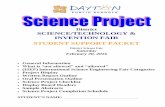 District SCIENCE/TECHNOLOGY & INVENTION FAIR STUDENT ... · SCIENCE/TECHNOLOGY & INVENTION FAIR STUDENT SUPPORT PACKET ... virology, protozoology, fungi, bacterial ... relate your
