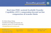 Real-time PMU-assisted Available Transfer … prevails! Real-time PMU-assisted Available Transfer Capability (ATC) computation beyond on- line computation of transfer limits Dr. Hsiao-Dong