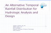 An Alternative Temporal Rainfall Distribution for ... · An Alternative Temporal Rainfall Distribution for ... Cordery Distribution Based on the method ... to derive the Frequency