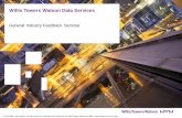 Willis Towers Watson Data Services - mail.ccift.com General Industry... · Agenda About Willis Towers Watson About Willis Towers Watson Compensation Surveys Economic Indicators Job
