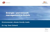 Energie- und Umwelt- management in Hotels - AHK Portugal · Energie- und Umwelt-management in Hotels. ... Tunesia 2 hotel audits (Holiday Village, Manir. ... (i.e. during night)