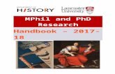 Contents page€¦  · Web viewWelcome to the History Department at Lancaster University! This booklet will give you an overview of postgraduate research in the department: ...