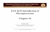 ECE 4510 Introduction to Chapter 14 - Homepages at WMUbazuinb/ECE4510/Ch14.pdf · ECE 4510 Introduction to Microprocessors ... restriction on the reading of this register. ... Figure