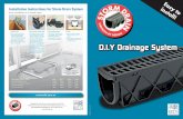 Installation Instructions for Storm Drain System - Reln · Installation Instructions for Storm Drain System 1. ... durable & lightweight ... Channels to make 90 degree corners and