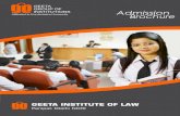 GEETA GROUP OF INSTITUTIONS Admission Brochure · GEETA INSTITUTE OF LAW Panipat (Delhi NCR) Admission Brochure. COURSES OFFERED M.TECH Civil I ME I CSE I ECE ... Chairman, Geeta