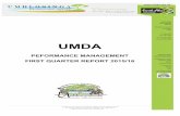UMDA Management Repor… · This report serves to account to the UMDA’s Board of Directors and the shareholder; ... A list of recommended committees has enbe presented to the Board
