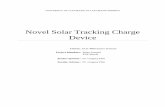Novel Solar Tracking Charge Device - Home | College …mwickert/ece4890/lecture_notes/DRD/Sample1.pdfCourse: ECE 4890 Senior Seminar Project Members: Brian Lessard Kirk Stetzel Project