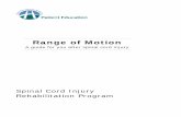 Range of Motion - Hamilton Health Scienceshamiltonhealthsciences.ca/documents/Patient Education/SCI... · Spinal Cord Injury Rehabilitation Program 1 Joint Range of Motion Range of