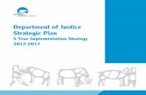 Department of Justice Strategic Plan - assembly.gov.nt.ca · Department of Justice Strategic Plan ... gunshot or stab wounds to the RCMP. ... care plans for offender reintegration