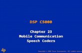 SPEECH CODING applied to wireless communicationsperso.esiee.fr/~baudoing/CD/PPTslide/23. Speech V1.04.… · PPT file · Web view2003-07-16 · ... Speech Coding Generalities on