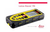 Leica Racer 70w3.leica-geosystems.com/downloads123/zz/disto/Racer70/manuals/Lei… · Responsabilităţile persoanei responsabile de instru-ment: AVERTIZARE Persoana responsabilă