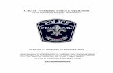 City of Frontenac Police Department - … PD...City of Frontenac Police Department 10555 Clayton Road, ... LMU STARS CLERK DSN DATE ... FULL NAME LAST FIRST MIDDLE ...