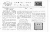 'the Canal Zone Phila telis tcanalzonestudygroup.com/Issue57.pdf · 2006-11-26 · 'the Canal Zone Phila telis t VOL 16, No.4 FOURTH QUARTER, 1980 WHOLE No. 57 Presidene s Report