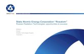 State Atomic Energy Corporation Rosatom ... · 3 Rosatom overview Nuclear Icebreakers Applied and basic science Nuclear and Radiation Safety Nuclear energy complex Nuclear Weapons