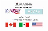 What is it? How does it impact you? - Magna Supplier ... NAFTA - Supplier...Disclosure or duplication without consent is prohibited 5 • C-TPAT or PIP certification - Physical Security