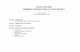 LOYOLA VILLAGE COMMUNITY DESIGN OVERLAY (CDO) DISTRICT · 2009-10-01 · LOYOLA VILLAGE COMMUNITY DESIGN OVERLAY (CDO) DISTRICT Ordinance 180,797 Effective Date September 5, 2009