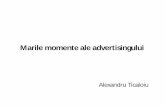 Marile momente ale advertisingului - Dezvoltarea carierei · 1905 – prima campanie nationala Gillete 1906 ... Crisco este lansat de JWT pentru P&G. Primul cod al advertisingului