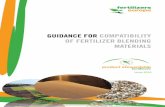 "Guidance for Compatibility of Fertilizer Blending · PDF fileguidance for compatibility of fertilizer blending materials contents 1.introduction 3 2 ... potassium sulphate/magnesium