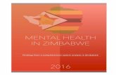 MENTAL HEALTH IN ZIMBABWE - Kushinga Health in Zimbabwe 1 MENTAL HEALTH ... Maya Semrau (King’s College London and Emerald: ... Marondera Hospital Mutoko Hospital Gweru
