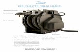 CABLEMASTER CRR-50 MANUAL - Glendinning … CRR-50 MANUAL ... RV or unit. Attach appropriate ... Glendinning Products LLC warrants to the original consumer purchaser that the Cablemaster™