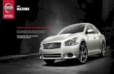 2014 MAXMAI - Auto-Brochures.com · Nissan Maxima ® sV shown in Charcoal Leather with Premium and Tech Packages. What makes a sedan feel like a sports car?It takes more than stats.