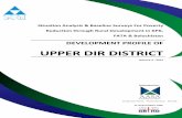 UPPER DIR DISTRICT - Programme For Poverty Reduction …ppr.org.pk/PDF/District Profile Upper Dir.pdf · 2015-02-26 · District Profile Upper Dir 1 List of Exhibits ... PHC Peshawar
