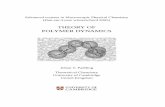 THEORY OF POLYMER DYNAMICS - Rudolf Peierls … · 2005-05-16 · • M. Doi and S.F. Edwards, The Theory of Polymer Dynamics(Clarendon, Oxford, ... 2.1 From statics to dynamics In