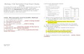 Biology I Fall Semester Final Exam Study Guide · Web viewBiology I Fall Semester Final Exam Study Guide Complete this study guide for the opportunity to earn 10 extra points on your